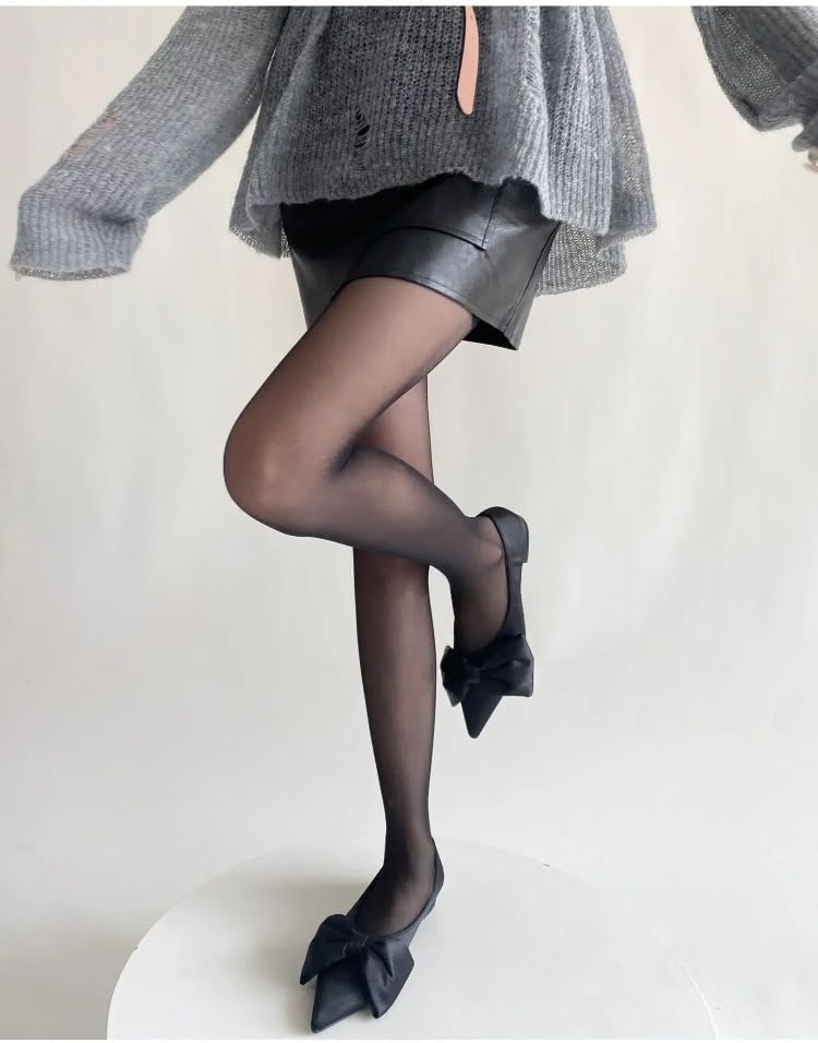TYATVS Funky Colorful Tights for Women Whimsy Twee Colored Stockings Teal Fun Tights Y2k Emo Whimsigoth Clothes - Image 2